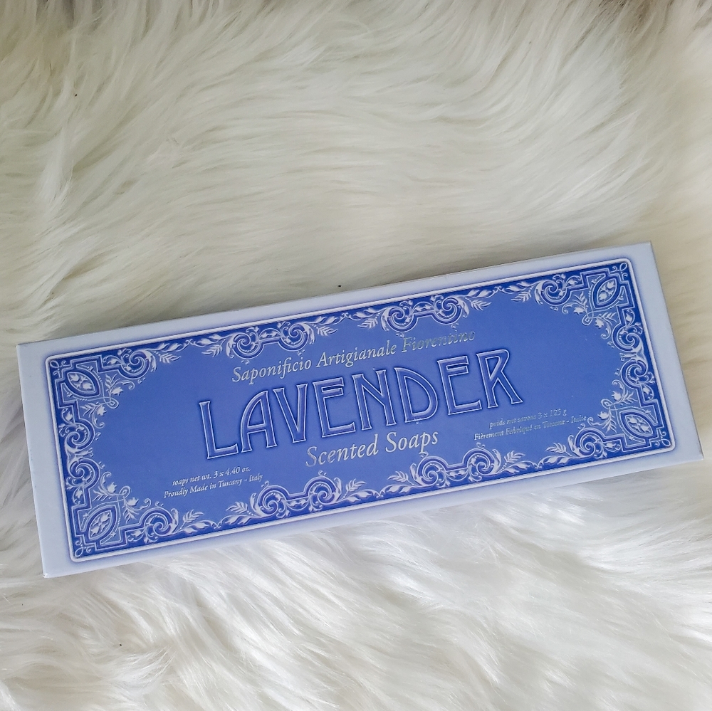 Italian Crafted Lavender Soap NIB